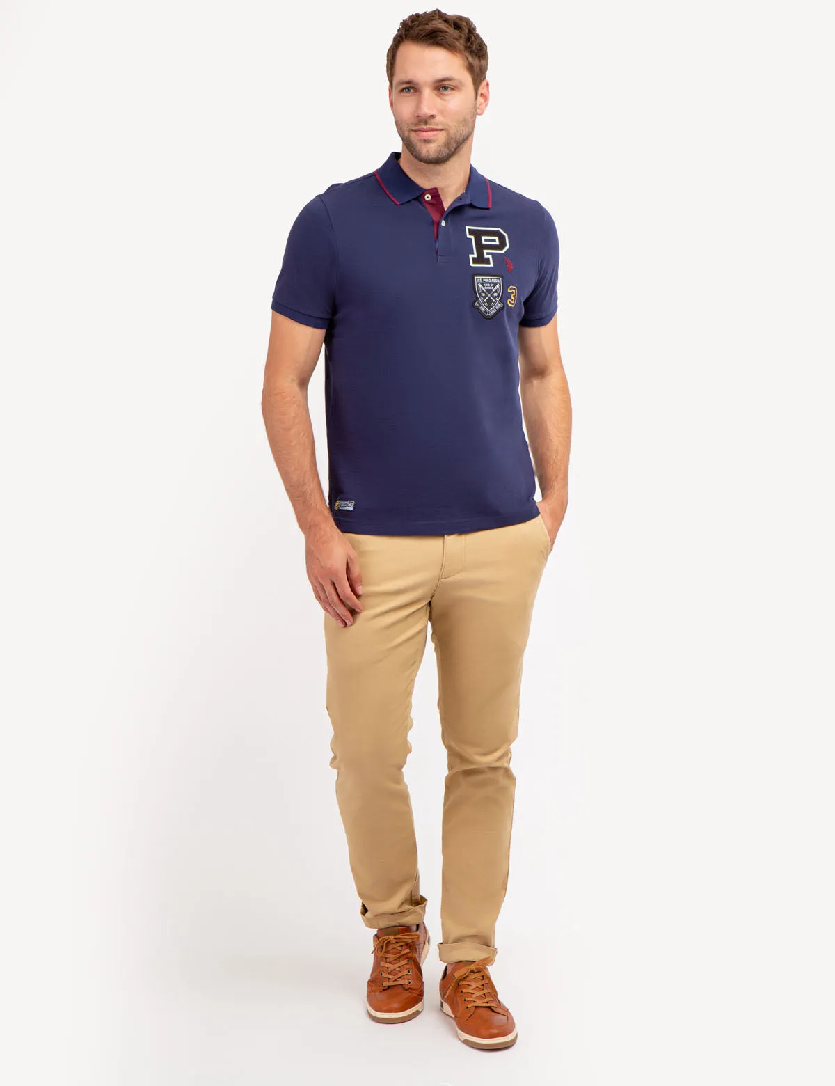 MULTI PATCH PIQUE POLO SHIRT sold by U.S. Polo Assn. product image thumbnail 3