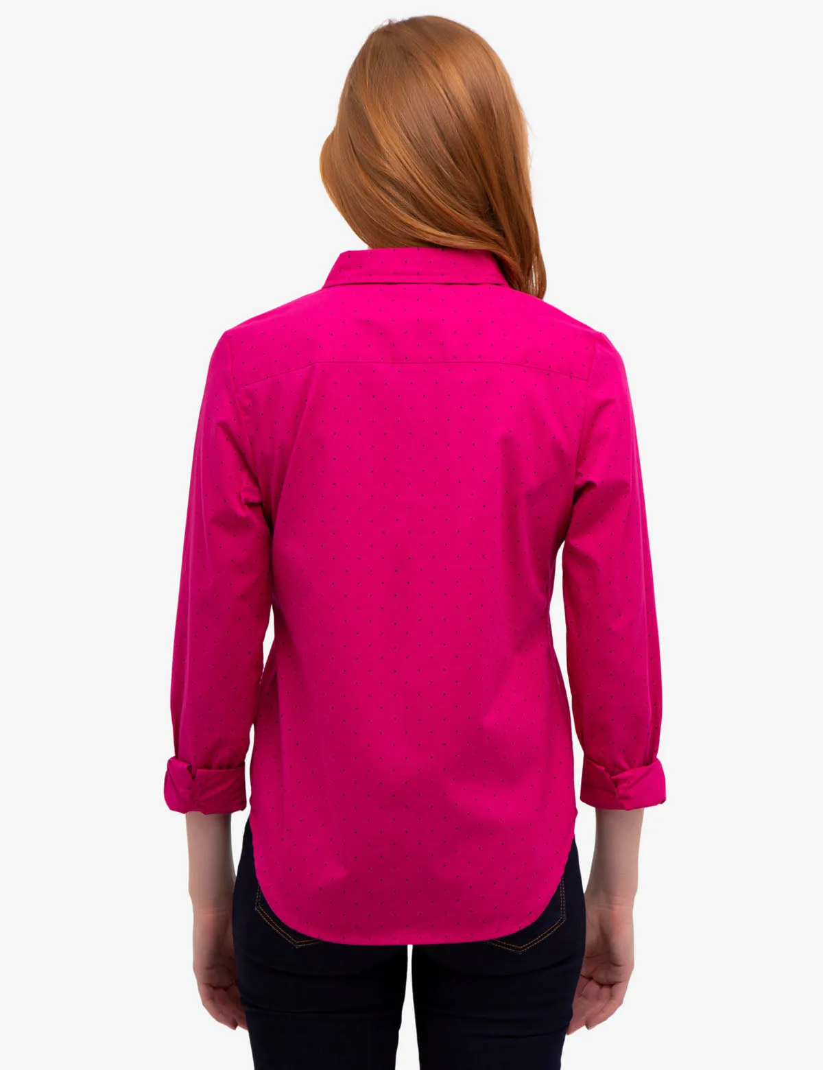 DOT STRETCH POPLIN SHIRT sold by U.S. Polo Assn. product image thumbnail 4