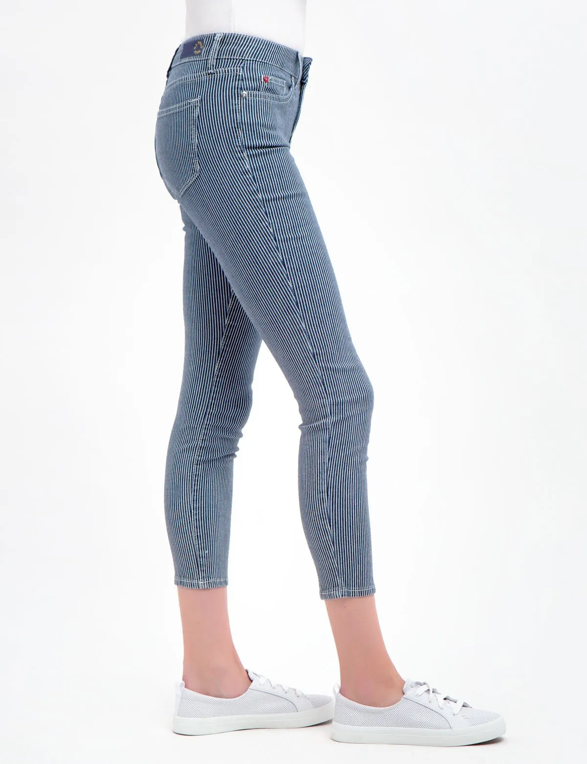 STRIPED SUPER SKINNY JEANS sold by U.S. Polo Assn. product image thumbnail 3