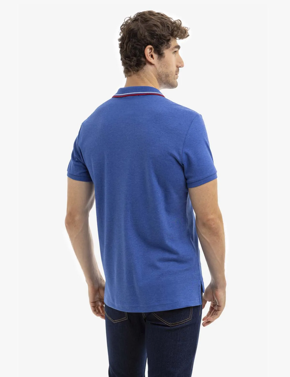 SLIM FIT SOLID INTERLOCK POLO SHIRT sold by U.S. Polo Assn. product image thumbnail 4