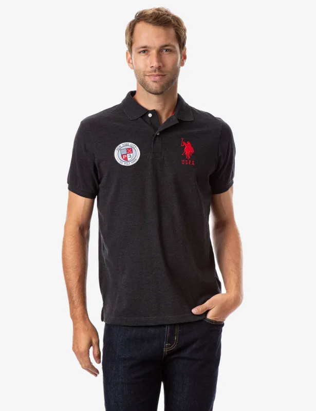 NYC GRAPHIC PIQUE POLO SHIRT sold by U.S. Polo Assn.