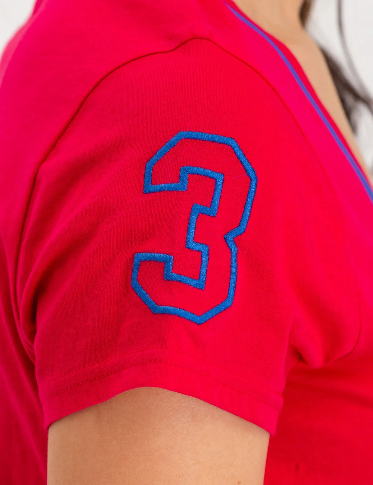 NEON V-NECK T-SHIRT sold by U.S. Polo Assn. product image thumbnail 3