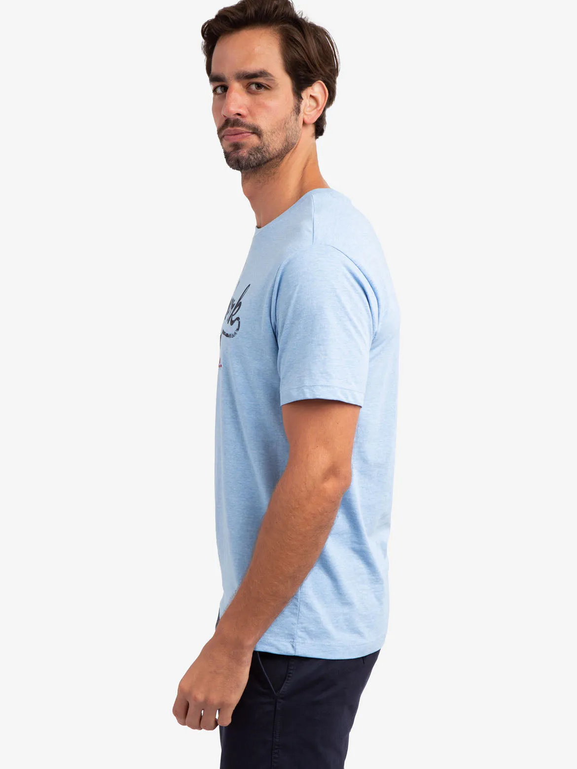 NEW YORK SCRIPT PRINT JERSEY T-SHIRT sold by U.S. Polo Assn. product image thumbnail 4