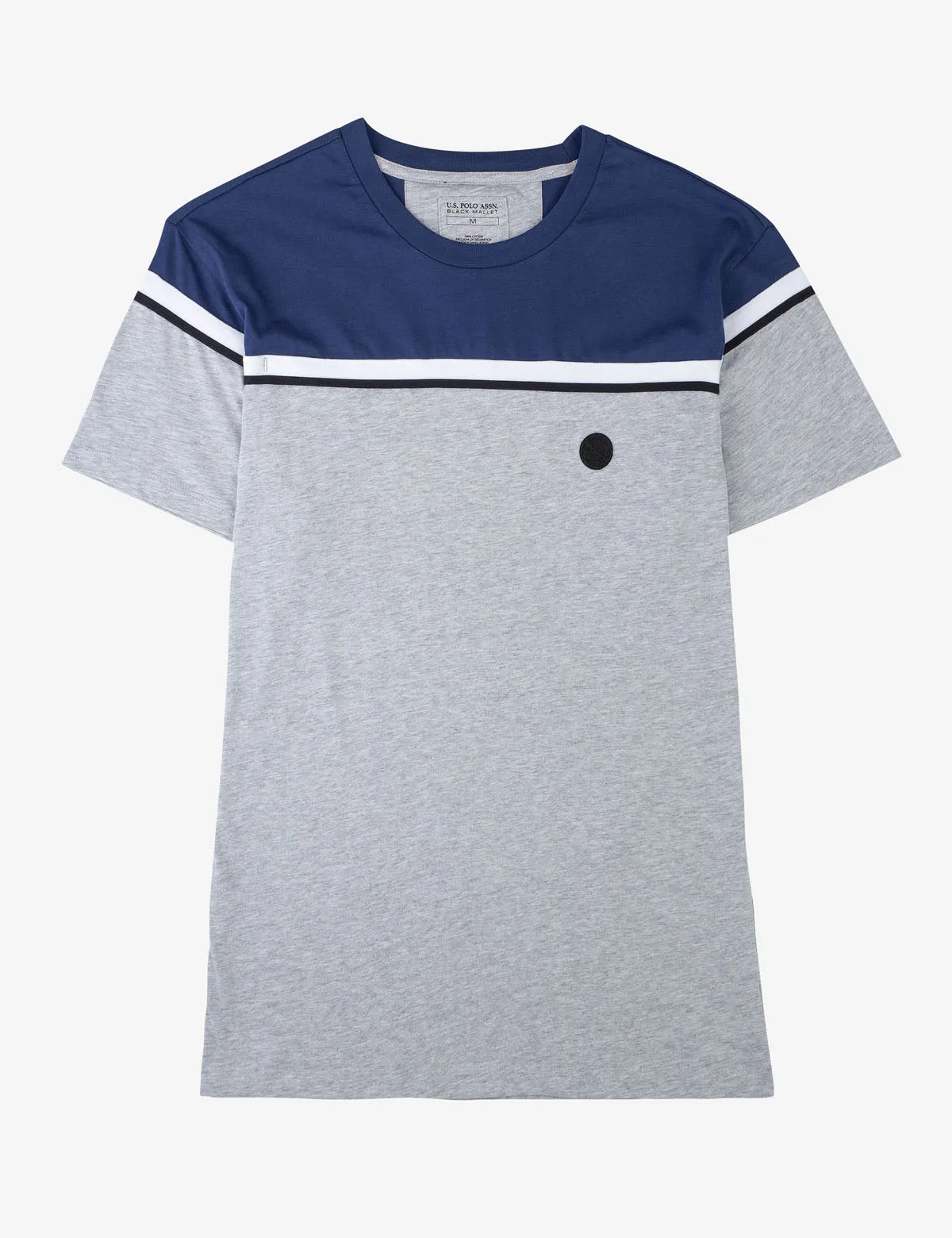 BLACK MALLET COLORBLOCK T-SHIRT sold by U.S. Polo Assn.