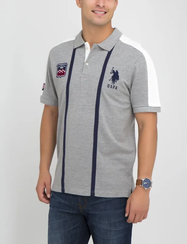 PATCHED USA VERTICAL POLO SHIRT sold by U.S. Polo Assn.