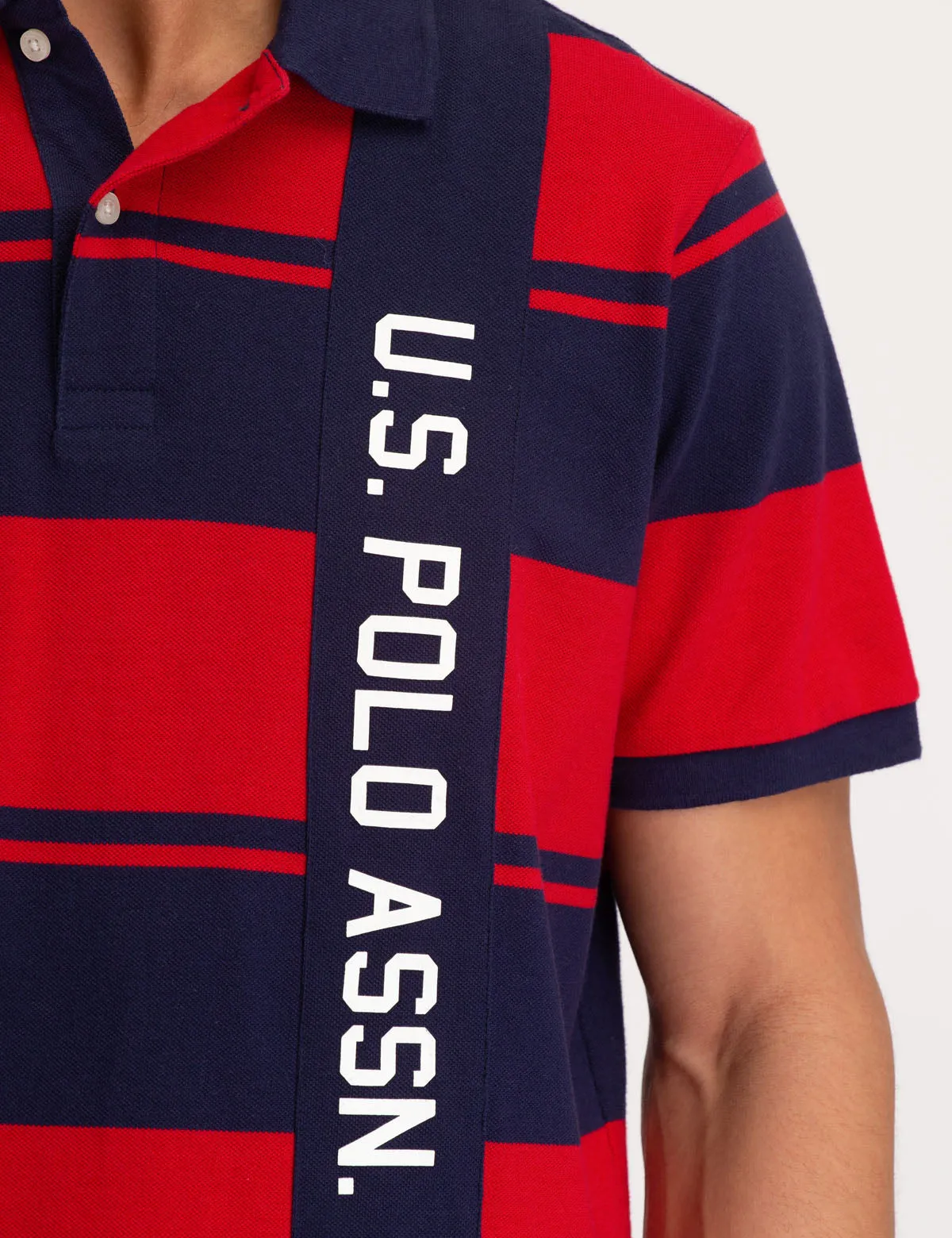 USPA VERITCAL RUGBY STRIPE POLO SHIRT sold by U.S. Polo Assn. product image thumbnail 5