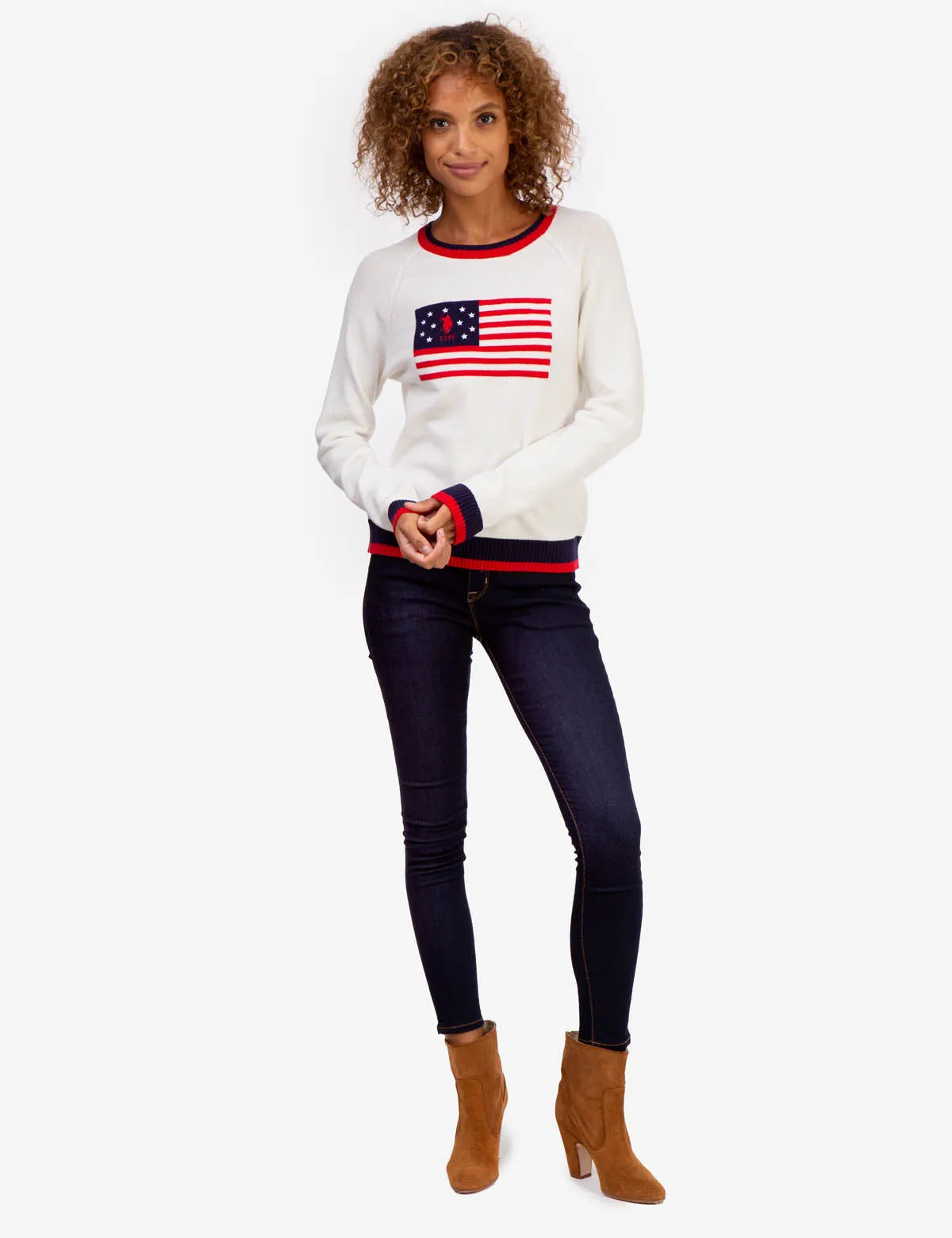 FLAG CREW NECK SWEATER sold by U.S. Polo Assn. product image thumbnail 5
