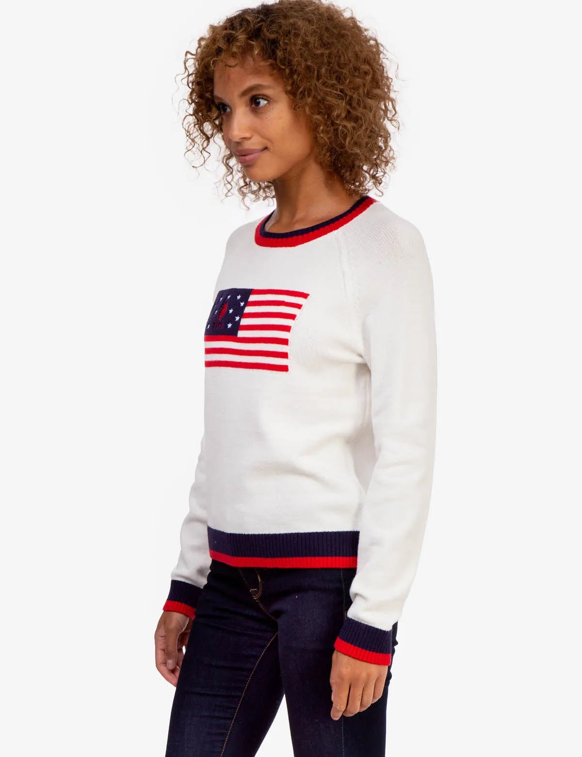 FLAG CREW NECK SWEATER sold by U.S. Polo Assn. product image thumbnail 3
