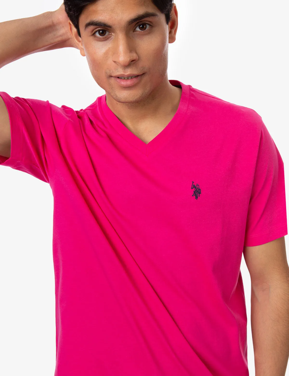 SOLID V-NECK T-SHIRT sold by U.S. Polo Assn.