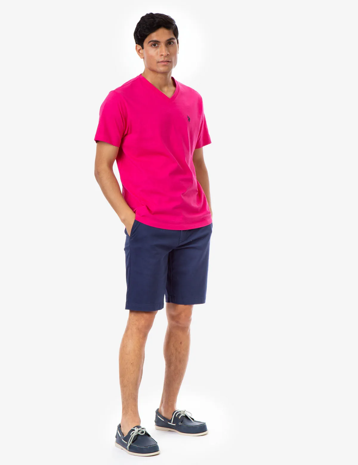 SOLID V-NECK T-SHIRT sold by U.S. Polo Assn. product image thumbnail 2