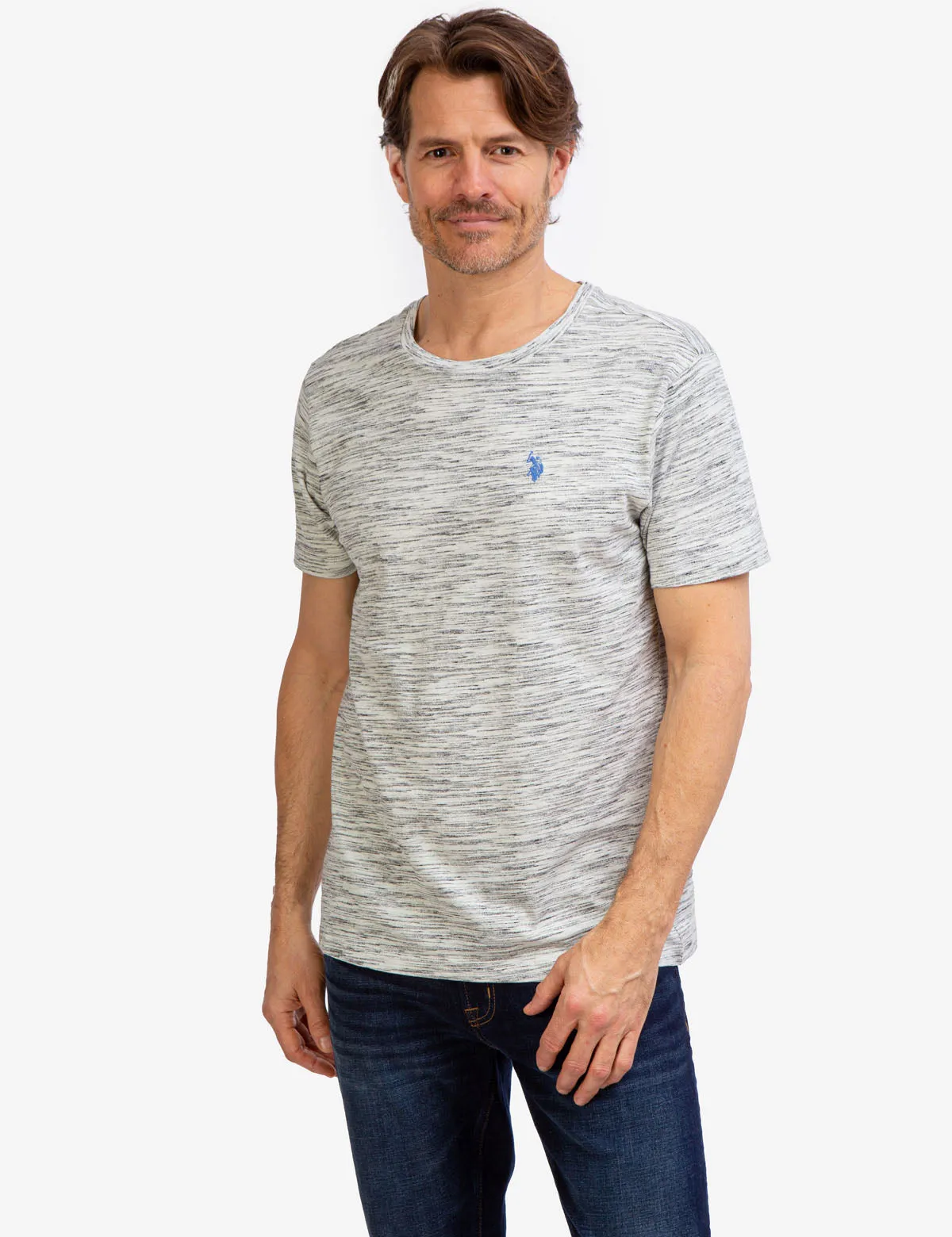 SPACE DYE JERSEY T-SHIRT sold by U.S. Polo Assn.