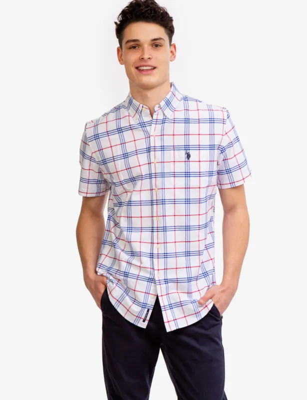 YARN DYE PLAID OXFORD SHIRT sold by U.S. Polo Assn.