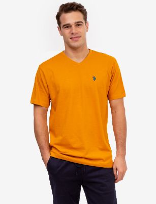 SOLID V-NECK T-SHIRT sold by U.S. Polo Assn.