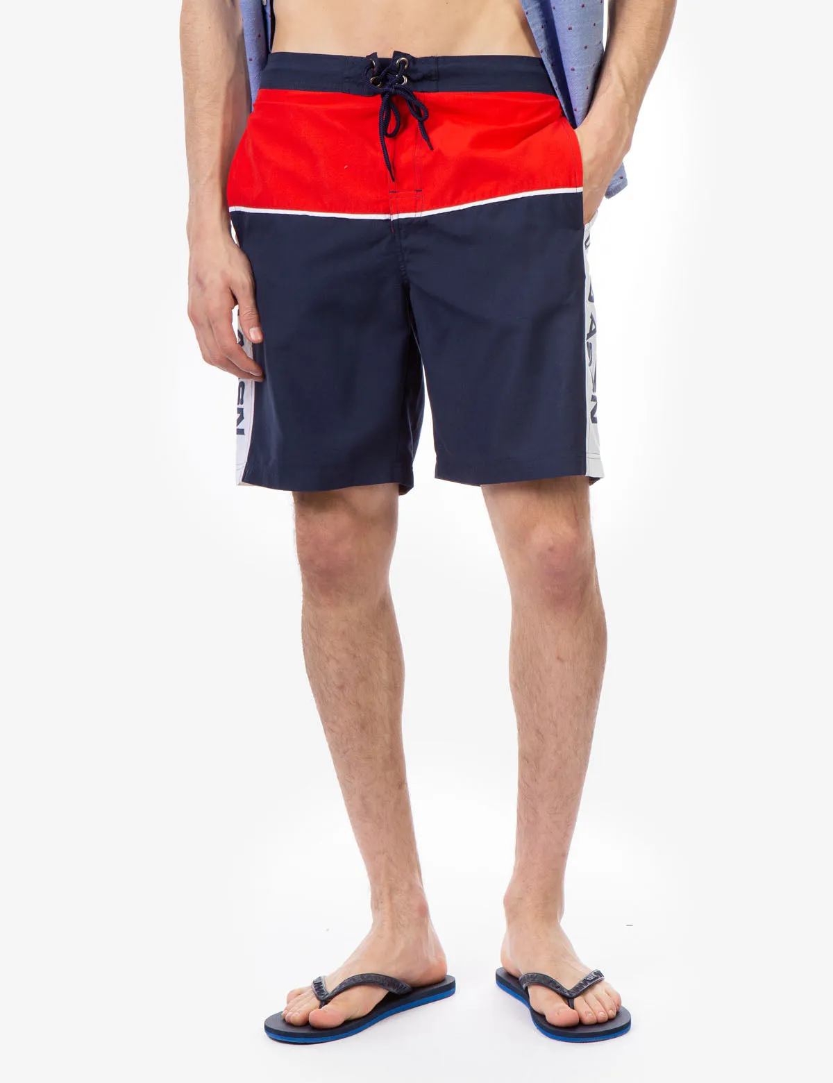 U.S. POLO ASSN. COLORBLOCK SWIM TRUNKS sold by U.S. Polo Assn. product image thumbnail 2