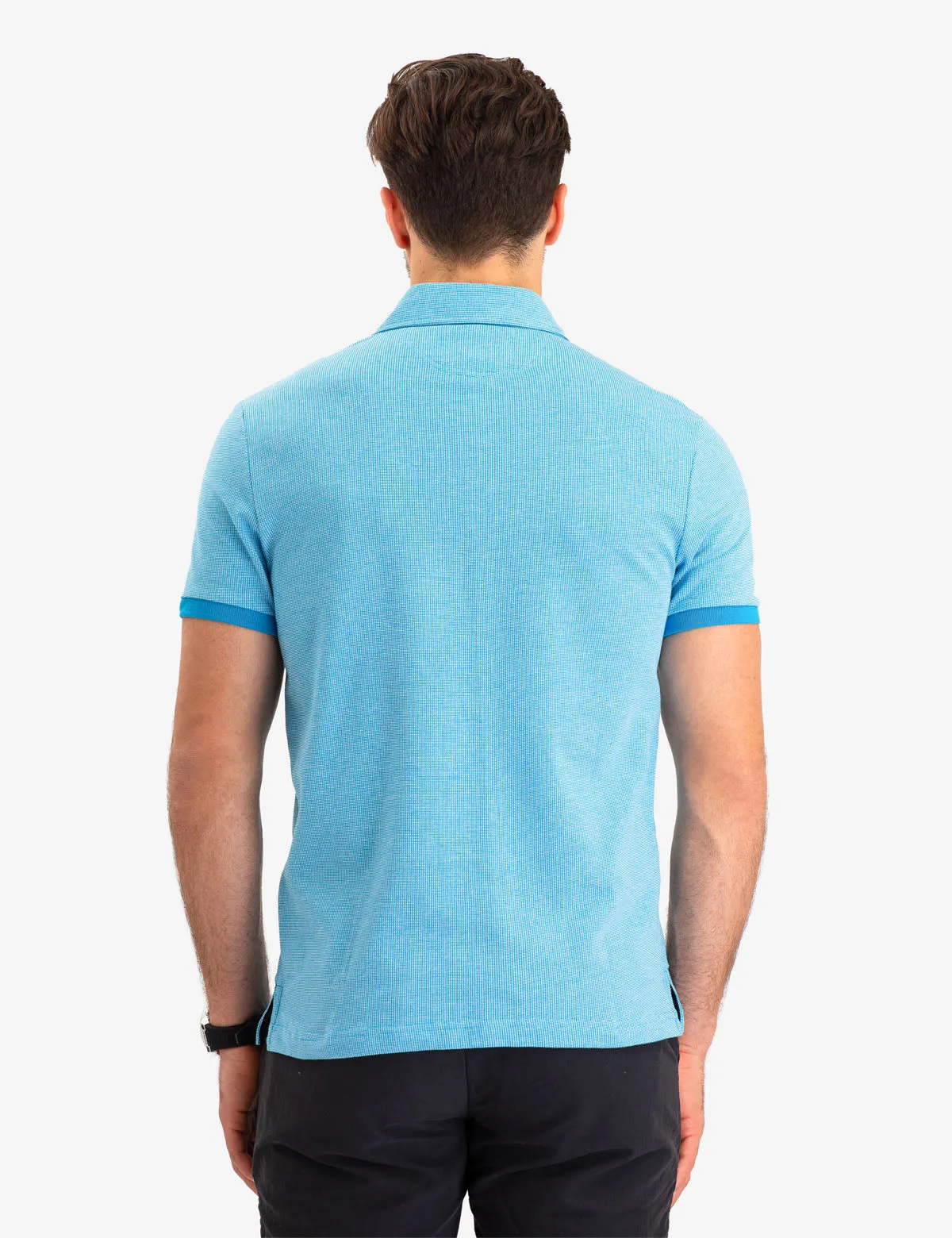 BLACK MALLET JACQUARD STRIPE POLO SHIRT sold by U.S. Polo Assn. product image thumbnail 4