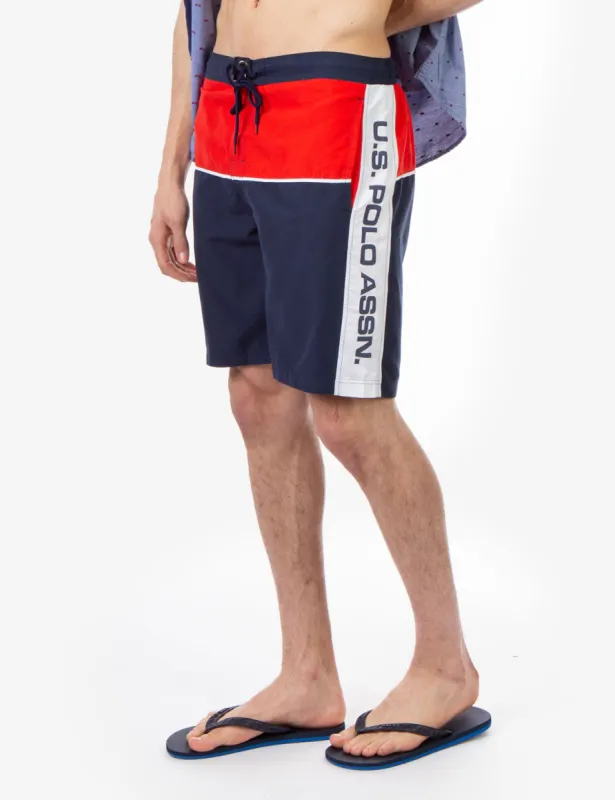 U.S. POLO ASSN. COLORBLOCK SWIM TRUNKS sold by U.S. Polo Assn.