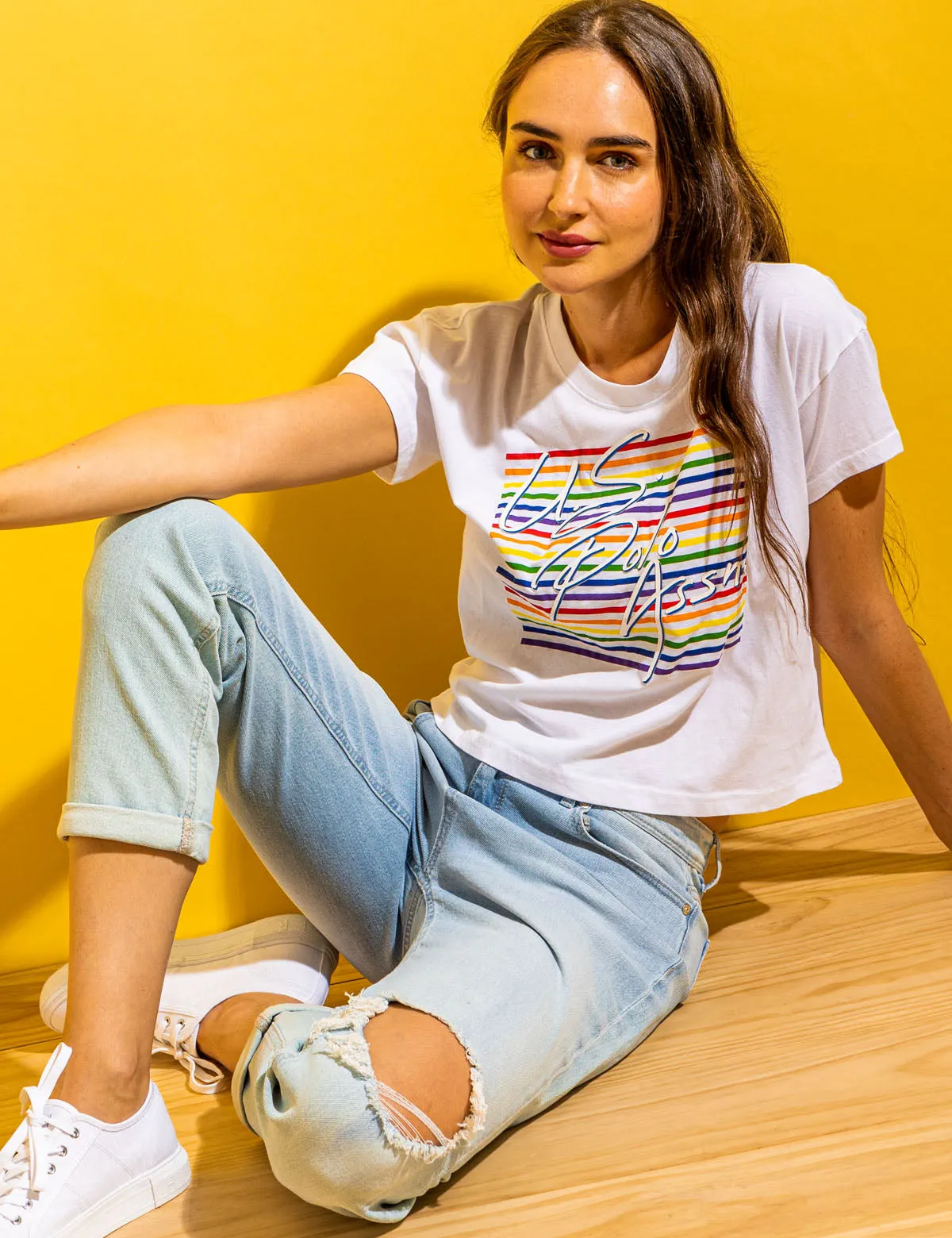 PRIDE STRIPE GRAPHIC T-SHIRT sold by U.S. Polo Assn. product image thumbnail 2