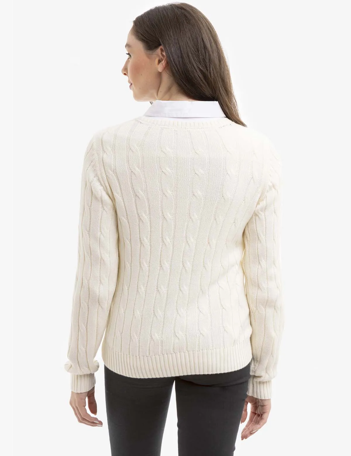 CREW NECK CABLE PULLOVER SWEATER sold by U.S. Polo Assn. product image thumbnail 4