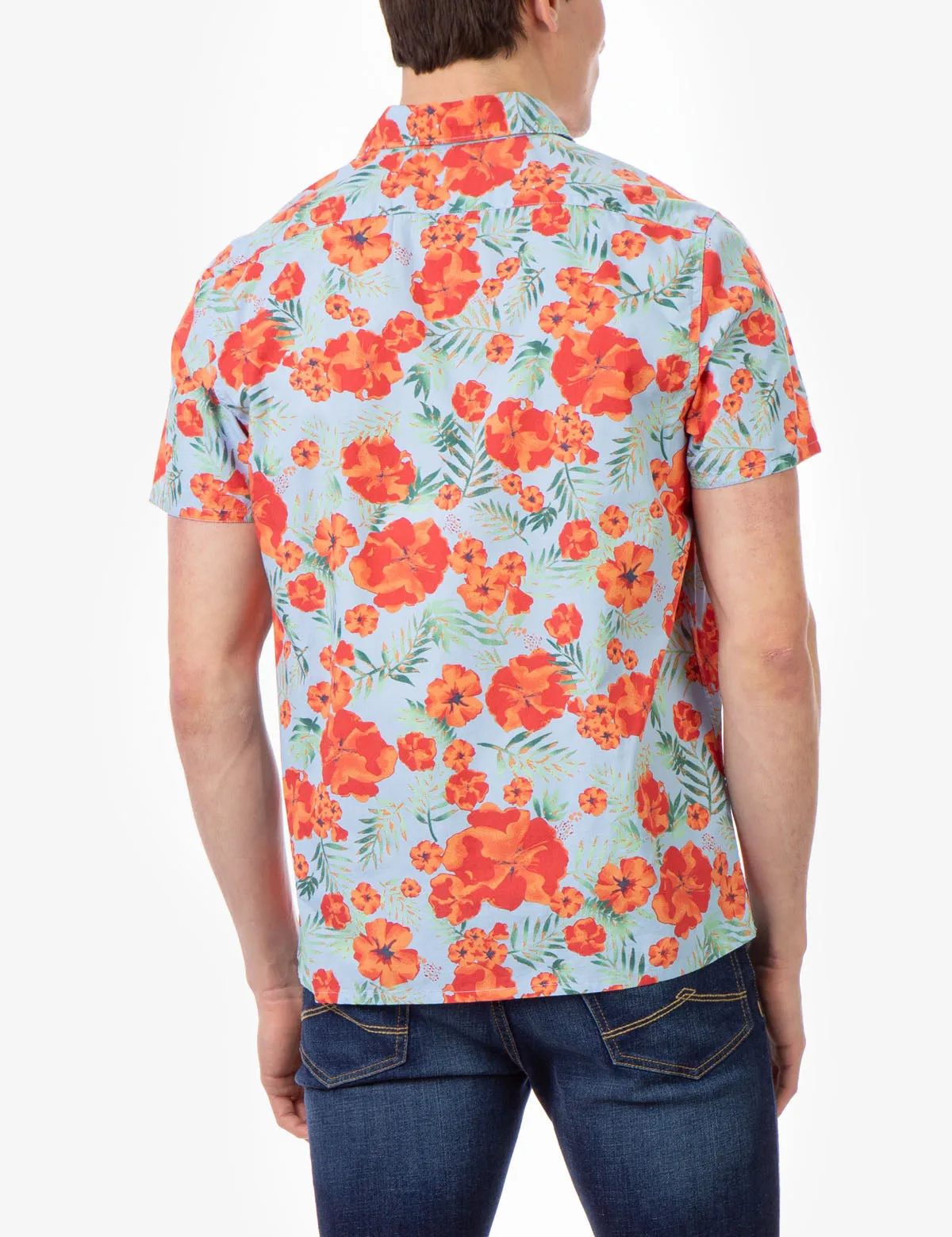 FLORAL SHORT SLEEVE CAMP SHIRT sold by U.S. Polo Assn. product image thumbnail 4