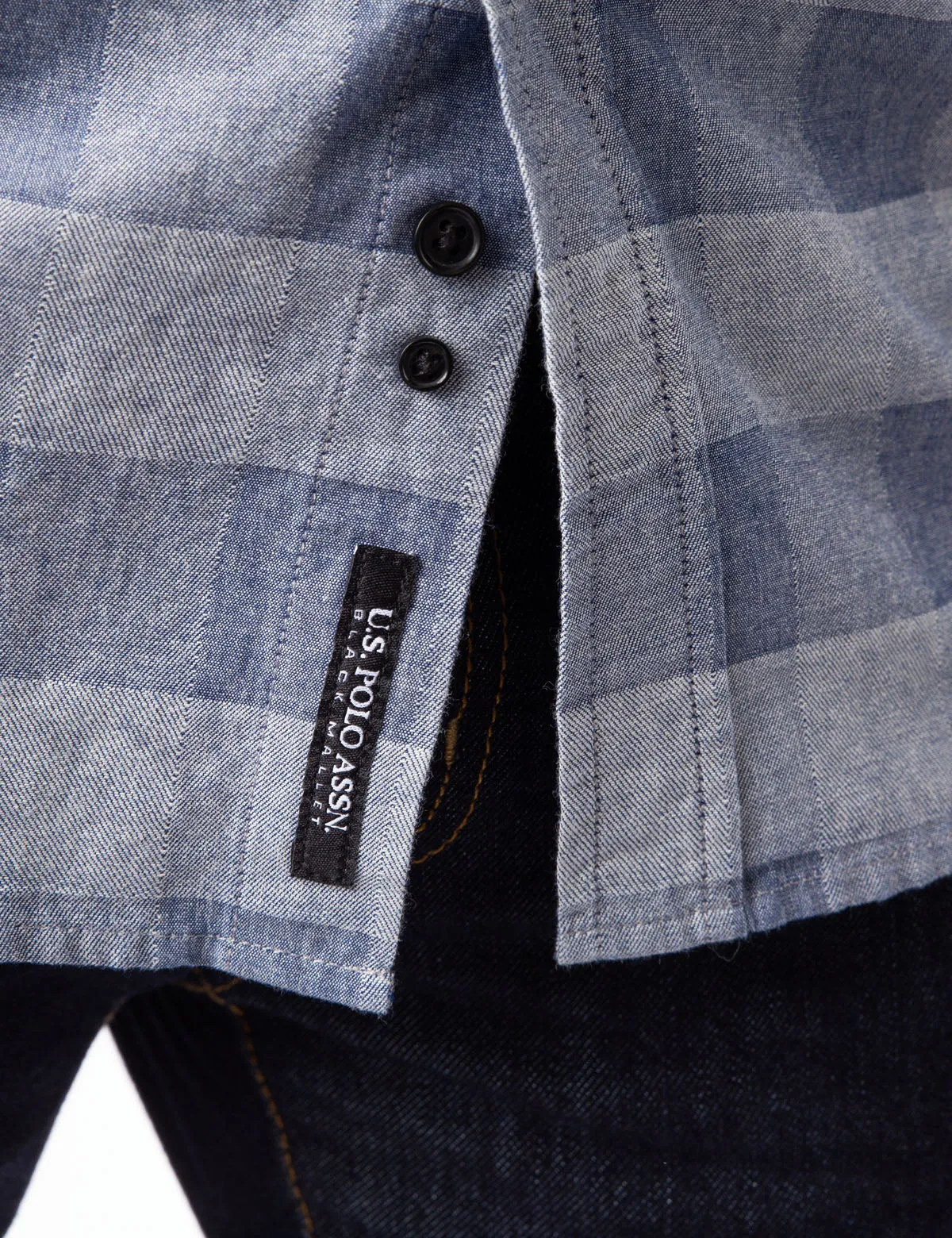 BLACK MALLET BIG PLAID JACQUARD SHIRT sold by U.S. Polo Assn. product image thumbnail 5