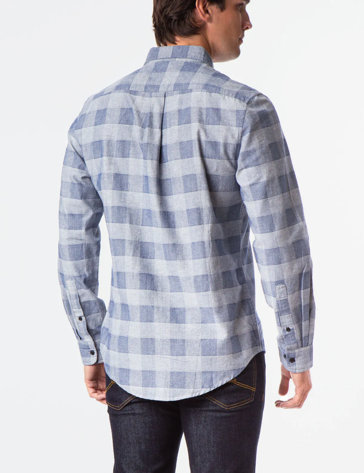 BLACK MALLET BIG PLAID JACQUARD SHIRT sold by U.S. Polo Assn. product image thumbnail 3