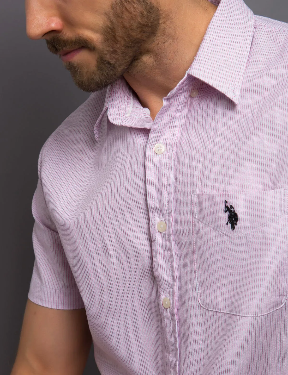 BLACK MALLET SLIM FIT SHIRT sold by U.S. Polo Assn. product image thumbnail 4