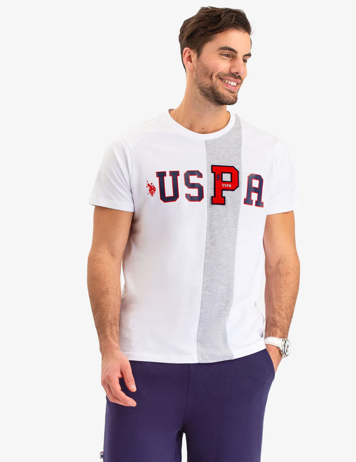 VERTICAL STRIPE USPA T-SHIRT sold by U.S. Polo Assn. product image thumbnail 4