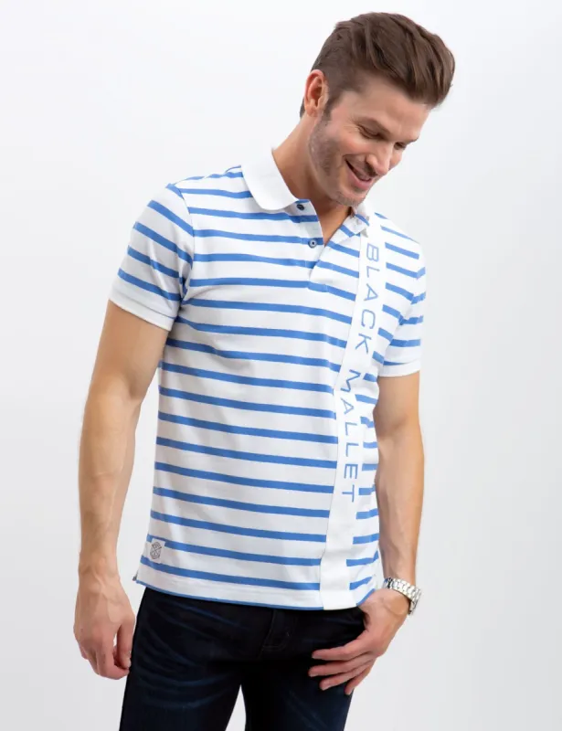 BLACK MALLET STRIPED POLO SHIRT sold by U.S. Polo Assn.