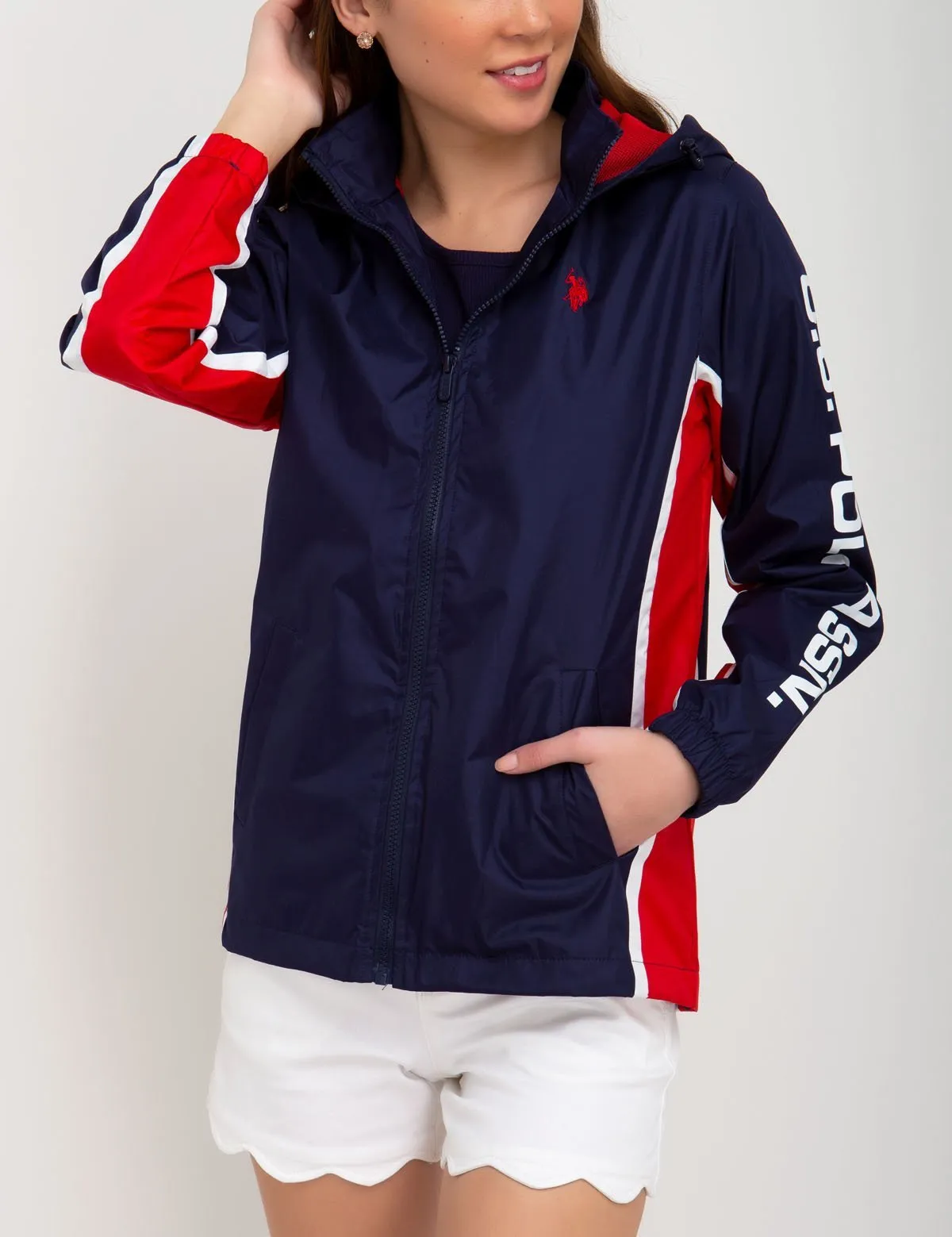 U.S. Polo Assn. Hooded Windbreaker sold by U.S. Polo Assn.