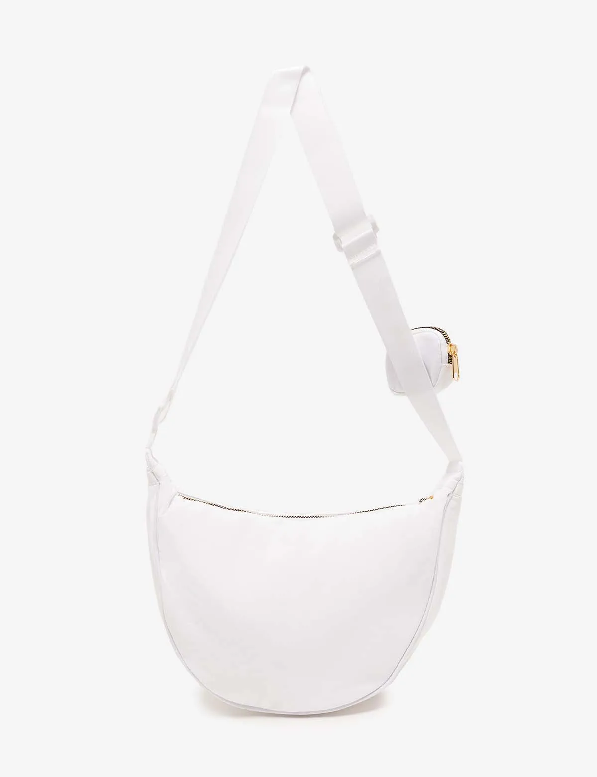 NYLON CRESCENT CROSSBODY BAG WITH ZIPPER POUCH sold by U.S. Polo Assn. product image thumbnail 3