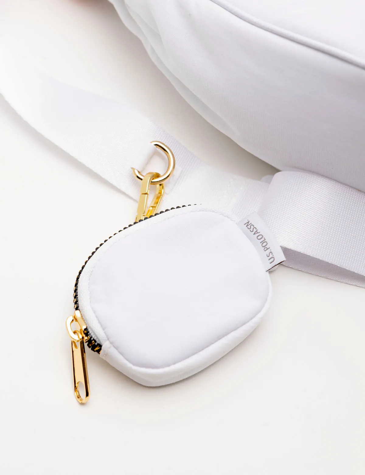 NYLON CRESCENT CROSSBODY BAG WITH ZIPPER POUCH sold by U.S. Polo Assn. product image thumbnail 4
