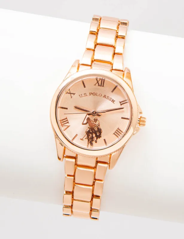 LADIES ROSEGOLD BRACELET WATCH sold by U.S. Polo Assn.