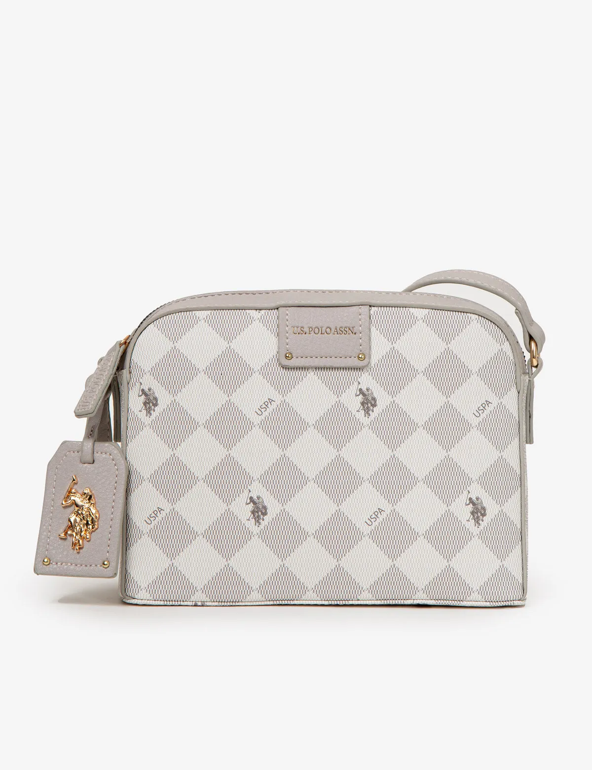 DIAMOND SIGNATURE CROSSBODY BAG sold by U.S. Polo Assn.