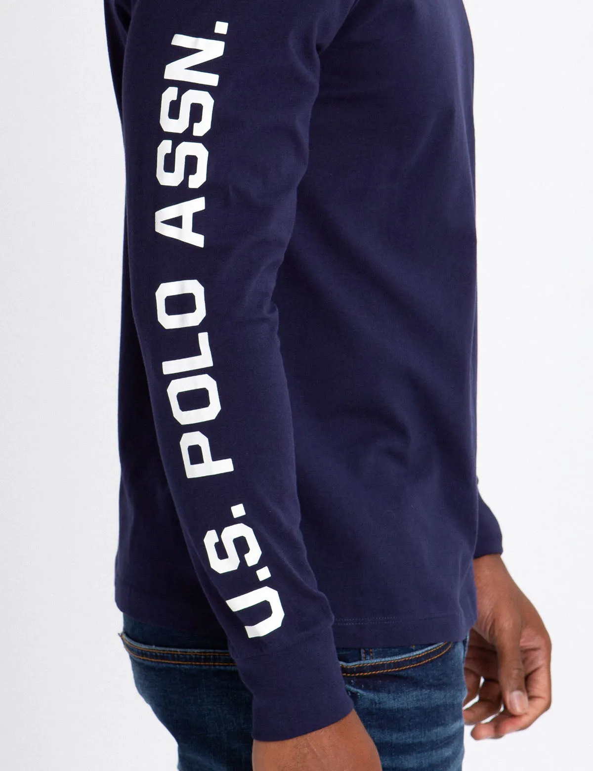 VERTICAL STRIPE LONG SLEEVE T-SHIRT sold by U.S. Polo Assn. product image thumbnail 2