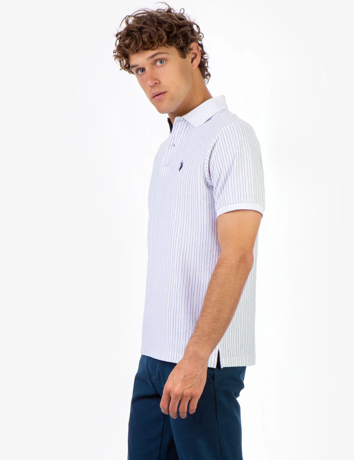 STRIPE RETRO POLO SHIRT sold by U.S. Polo Assn. product image thumbnail 3