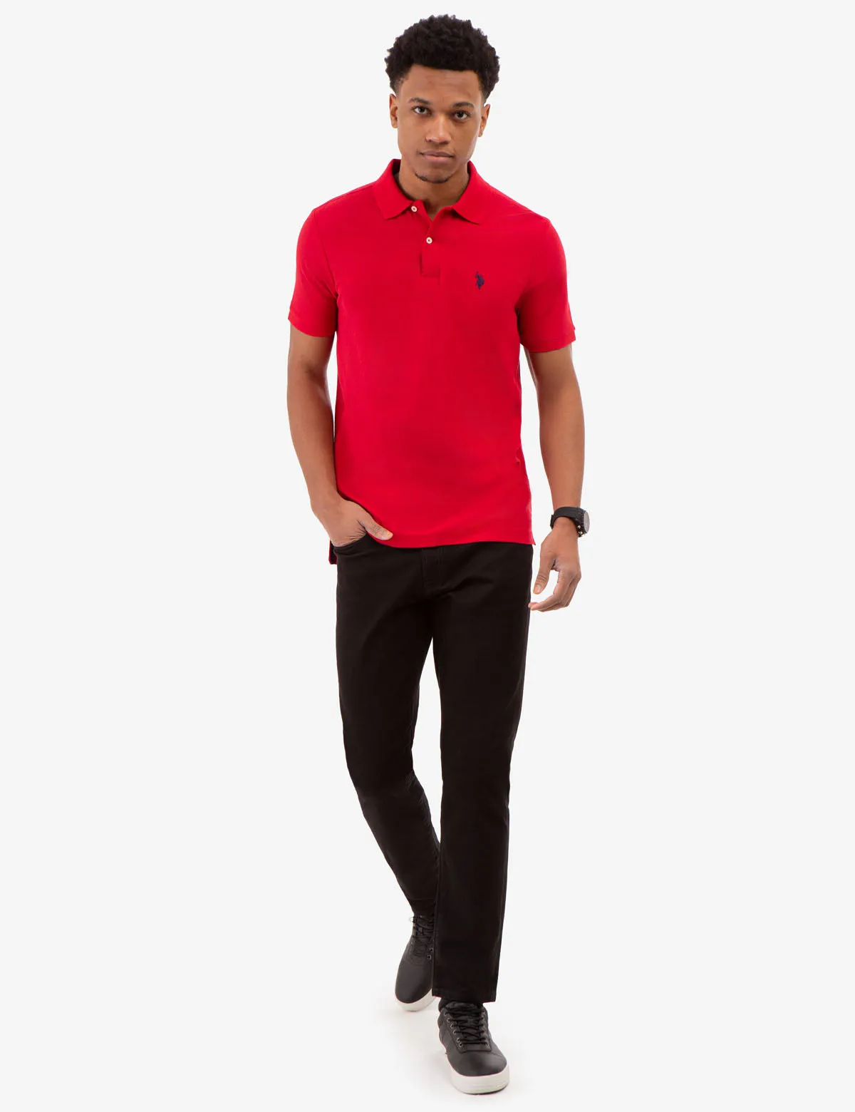 ULTIMATE PIQUE SOLID POLO SHIRT sold by U.S. Polo Assn. product image thumbnail 5