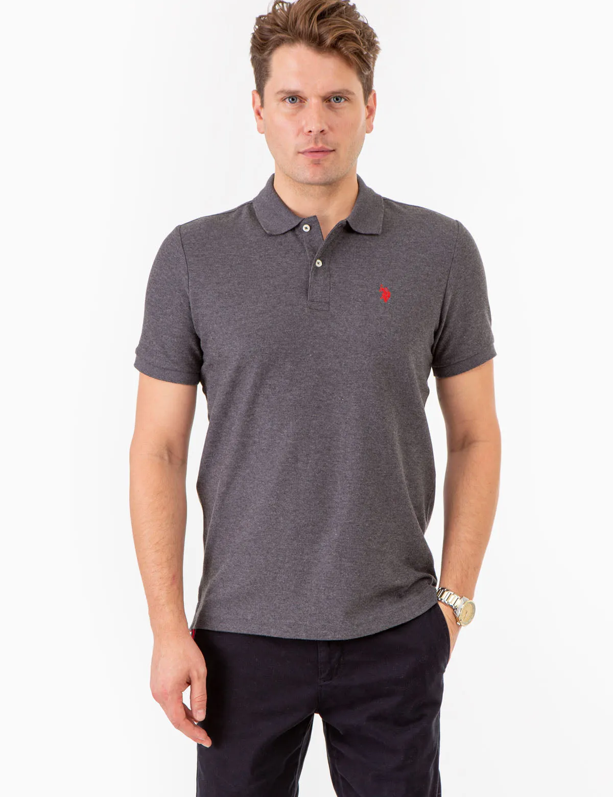 ULTIMATE PIQUE SOLID POLO SHIRT sold by U.S. Polo Assn.