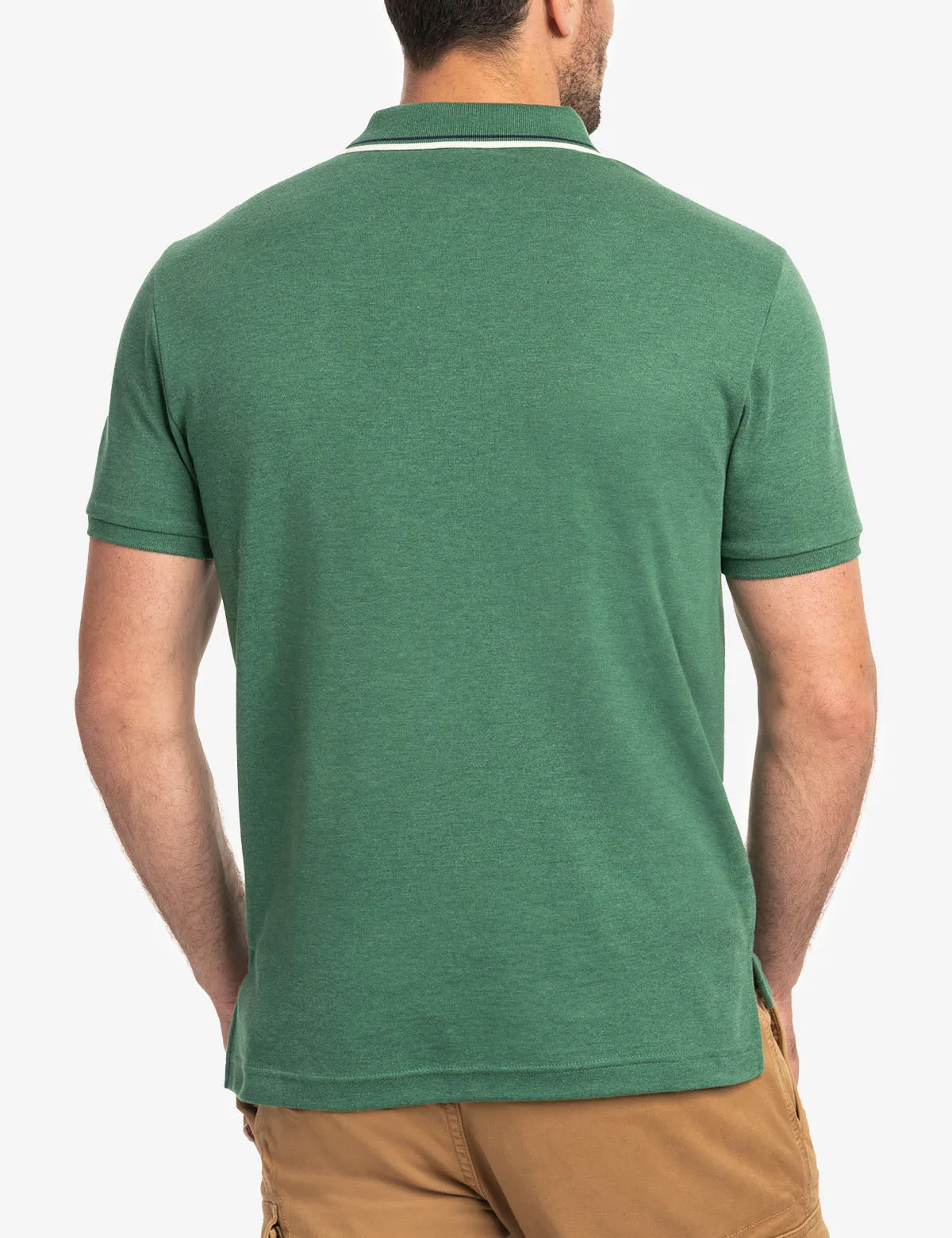 SLIM FIT TIPPED INTERLOCK POLO SHIRT sold by U.S. Polo Assn. product image thumbnail 5