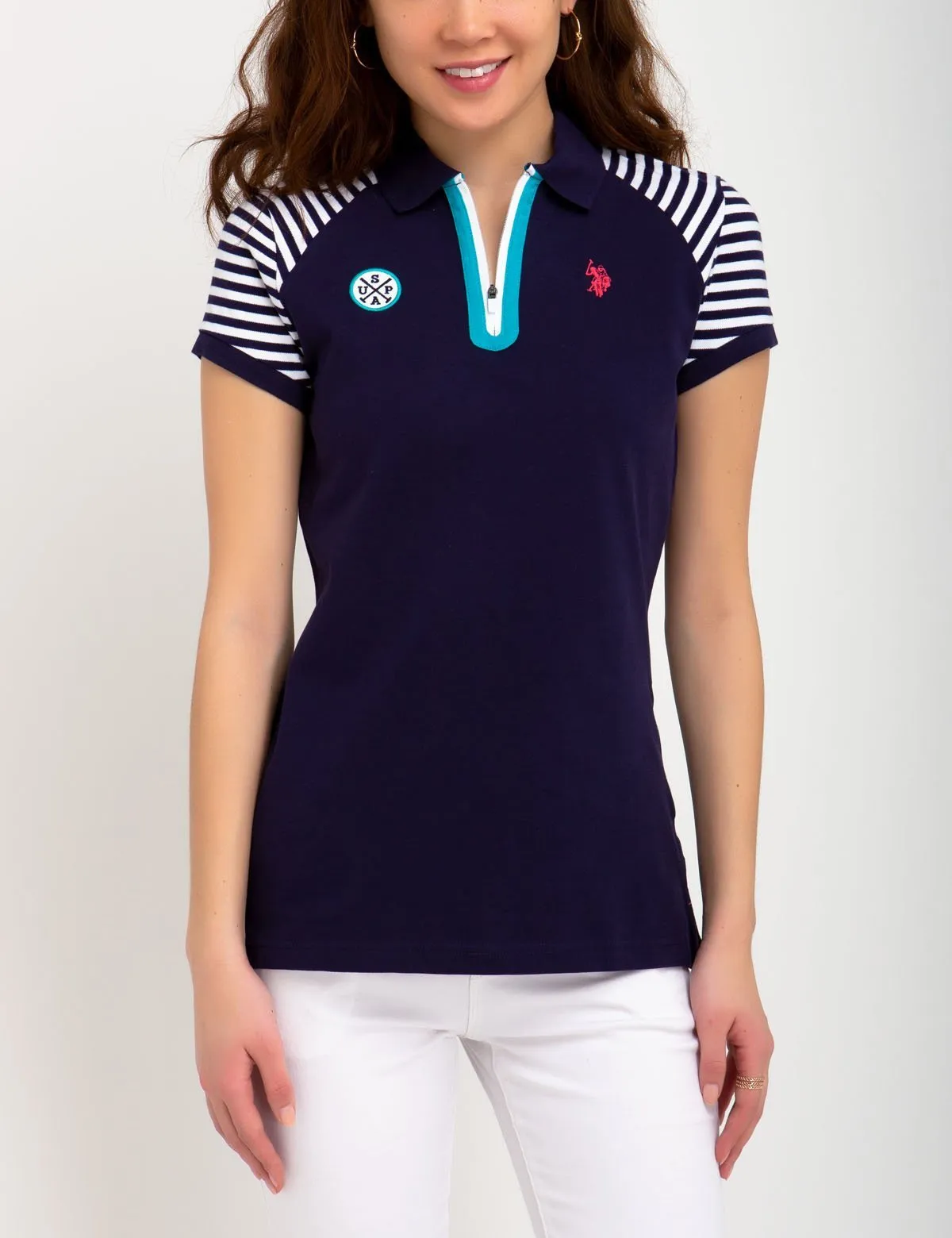 STRIPED SLEEVE POLO SHIRT sold by U.S. Polo Assn.