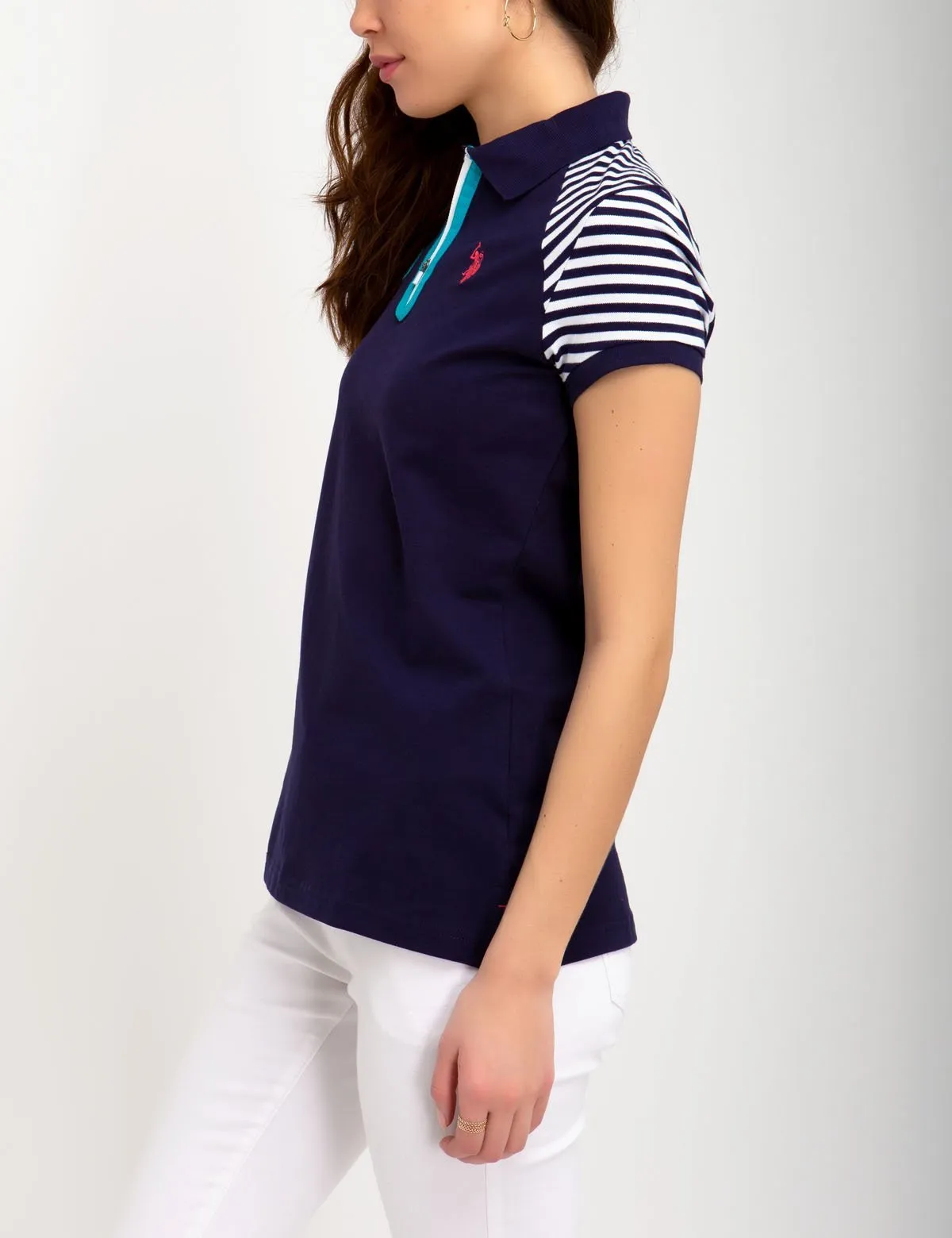 STRIPED SLEEVE POLO SHIRT sold by U.S. Polo Assn. product image thumbnail 2