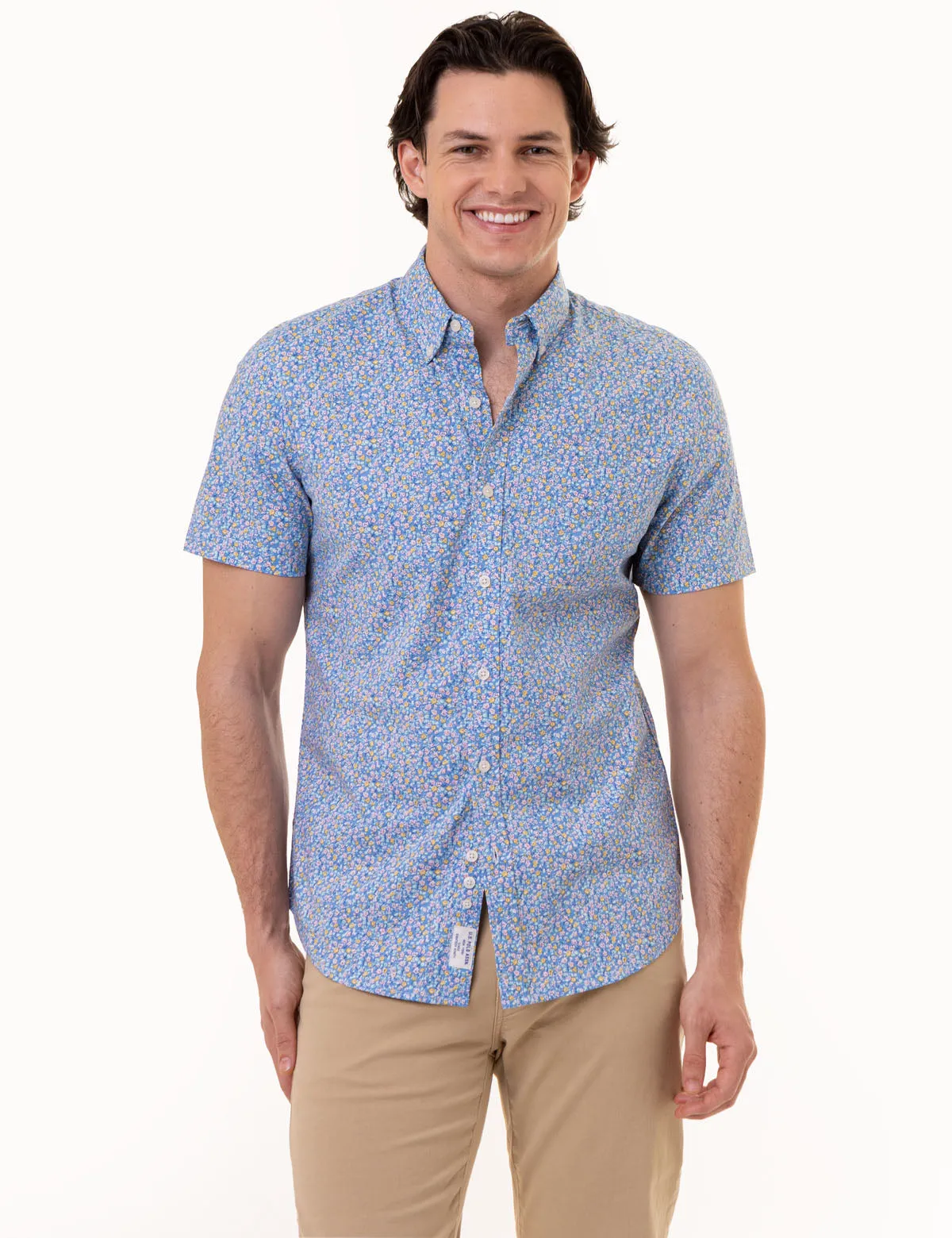 SHORT SLEEVE FLORAL PRINT SHIRT WITH POCKET sold by U.S. Polo Assn. product image thumbnail 3