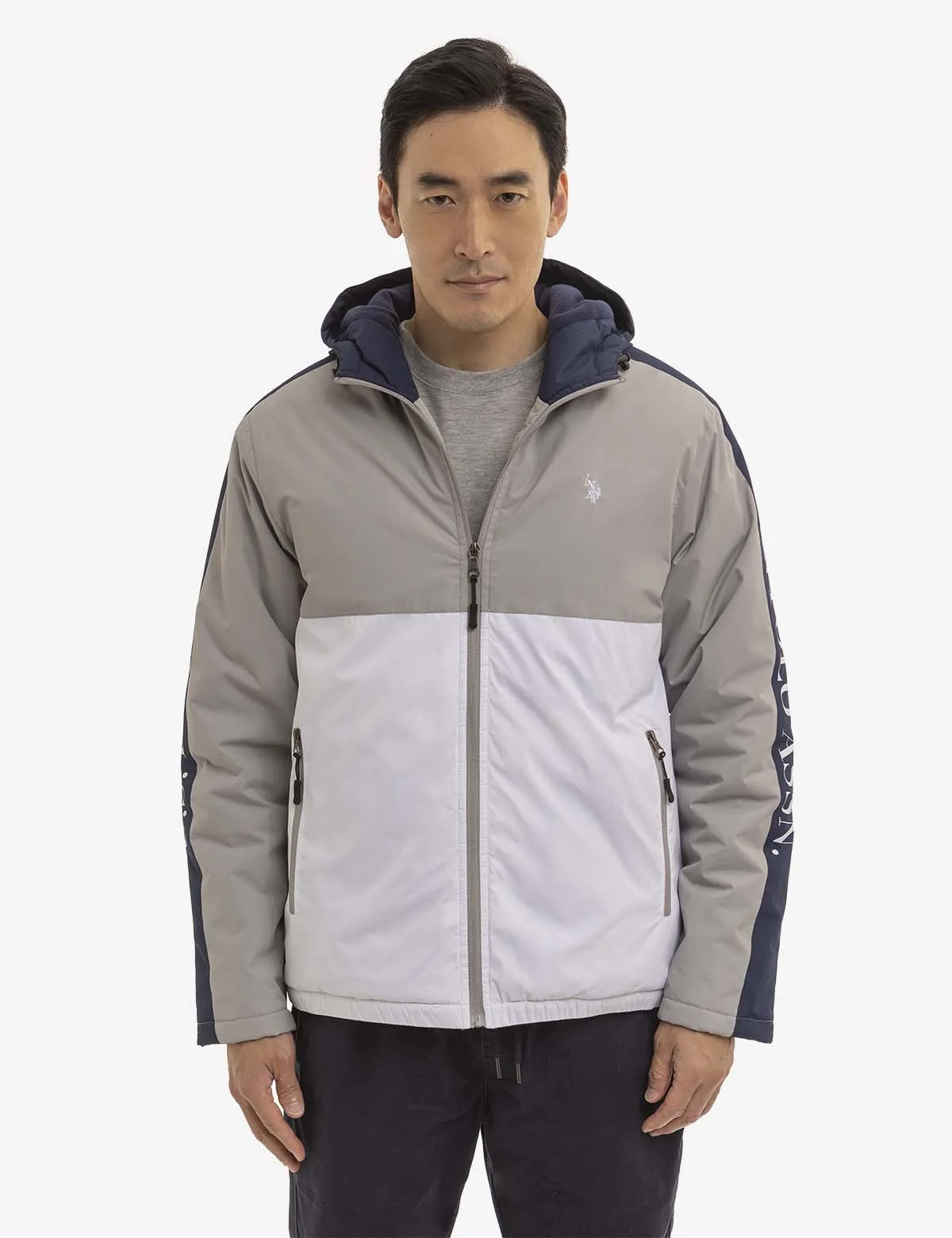 SIDE TAPE COLORBLOACK LOGO WINDBREAKER sold by U.S. Polo Assn. product image thumbnail 4