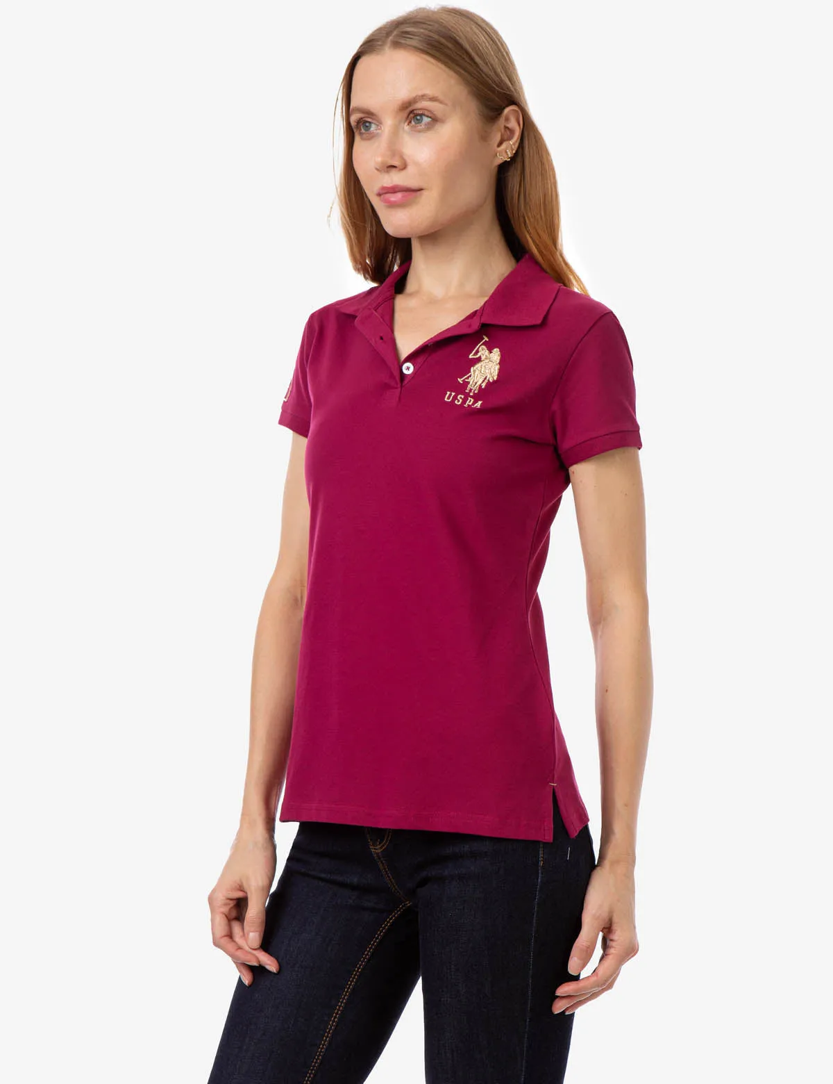 USPA METALLIC PRINT POLO SHIRT sold by U.S. Polo Assn. product image thumbnail 2