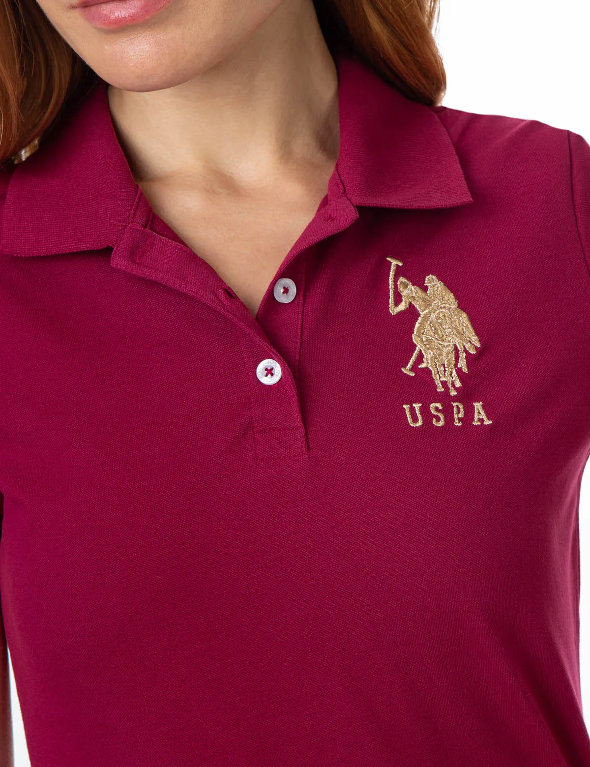 USPA METALLIC PRINT POLO SHIRT sold by U.S. Polo Assn. product image thumbnail 4