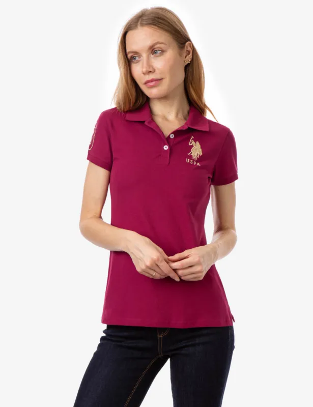 USPA METALLIC PRINT POLO SHIRT sold by U.S. Polo Assn.