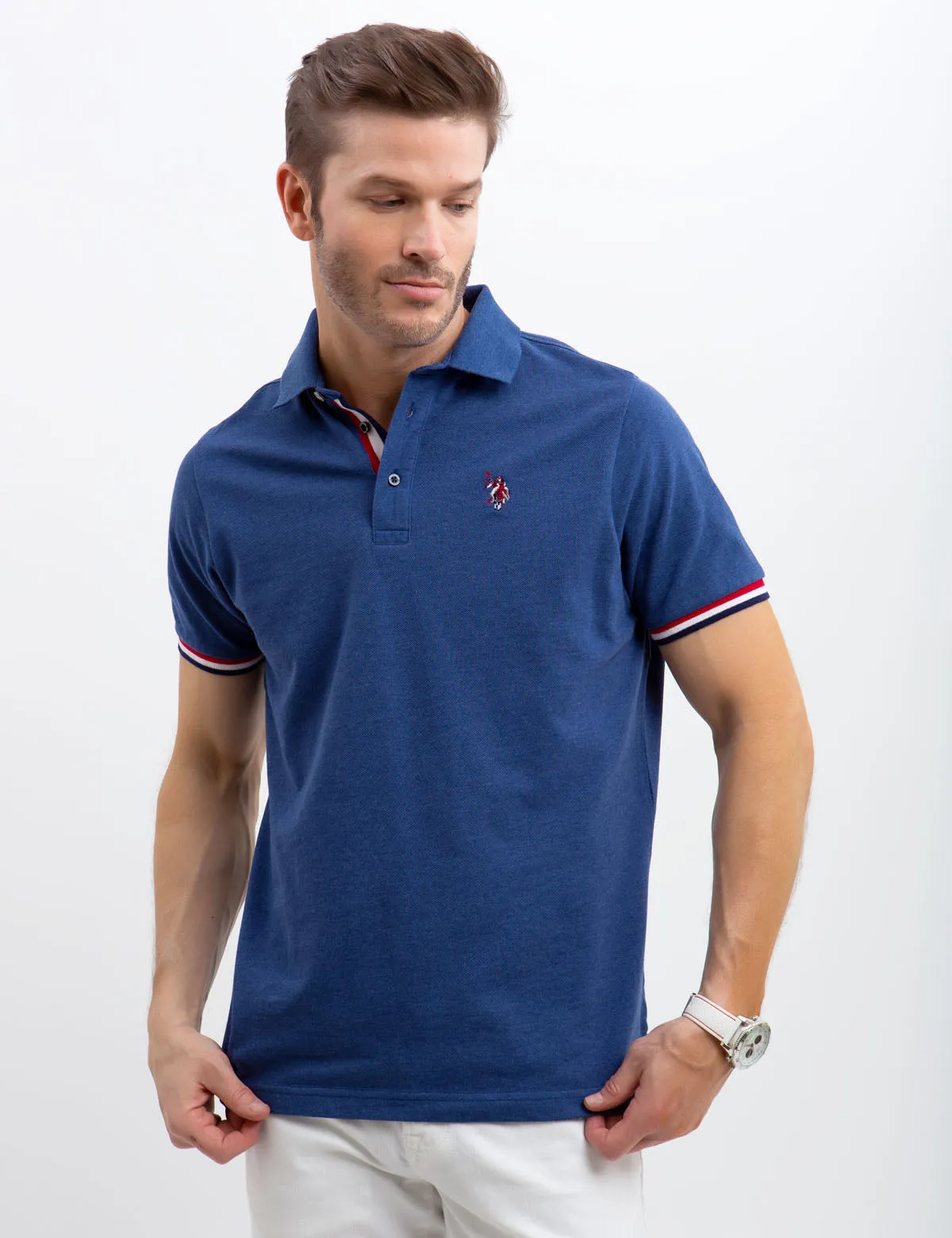 MULTI TIPPED POLO SHIRT sold by U.S. Polo Assn. product image thumbnail 5