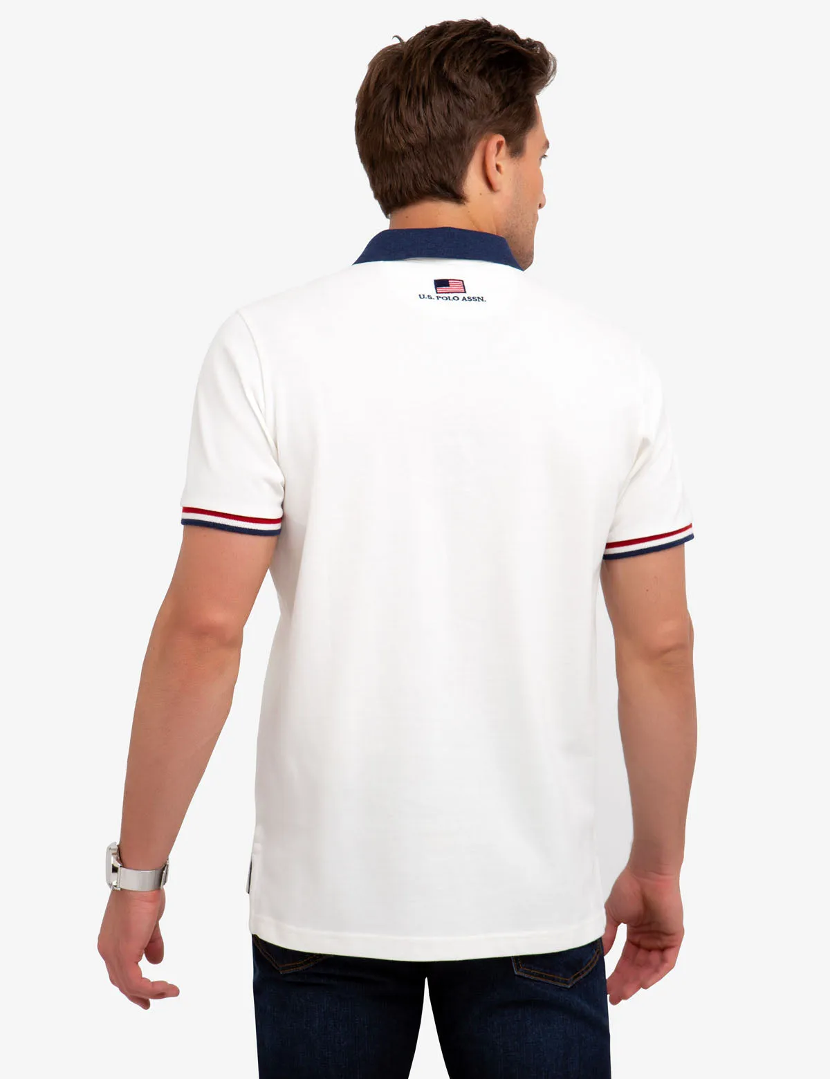 MULTI TIPPED POLO SHIRT sold by U.S. Polo Assn. product image thumbnail 4