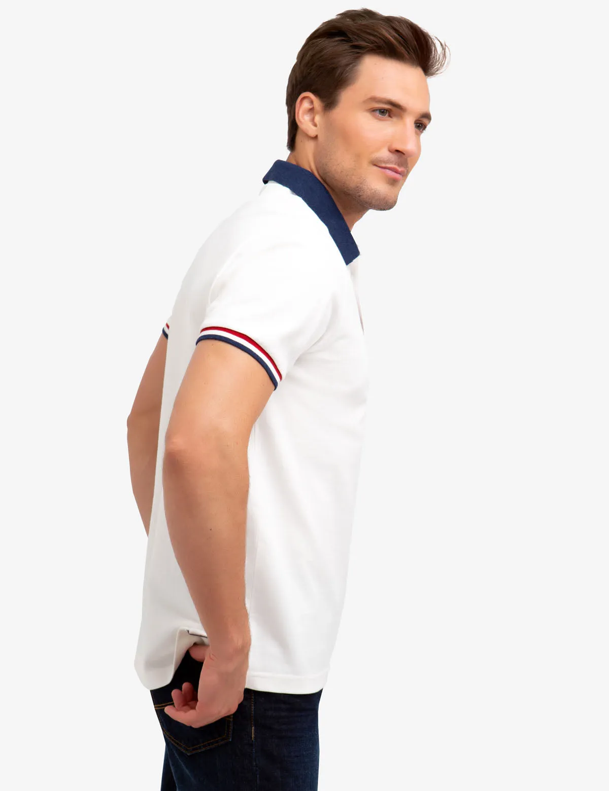 MULTI TIPPED POLO SHIRT sold by U.S. Polo Assn. product image thumbnail 3