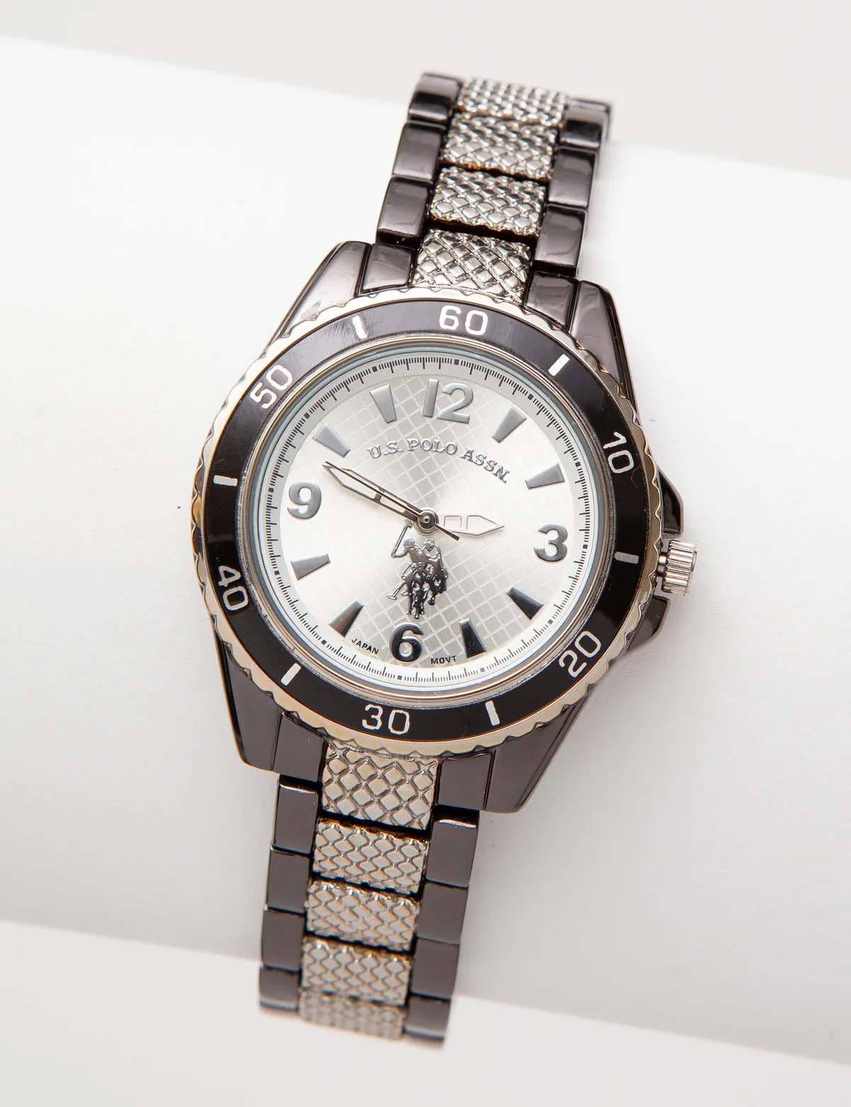 HIS AND HERS GUNMETAL WATCH SET sold by U.S. Polo Assn. product image thumbnail 2