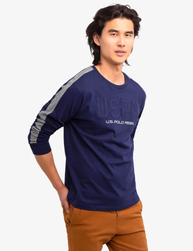 USPA PRINT LONG SLEEVE T-SHIRT sold by U.S. Polo Assn.